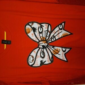 Gildan  Orange Graphic T-Shirt